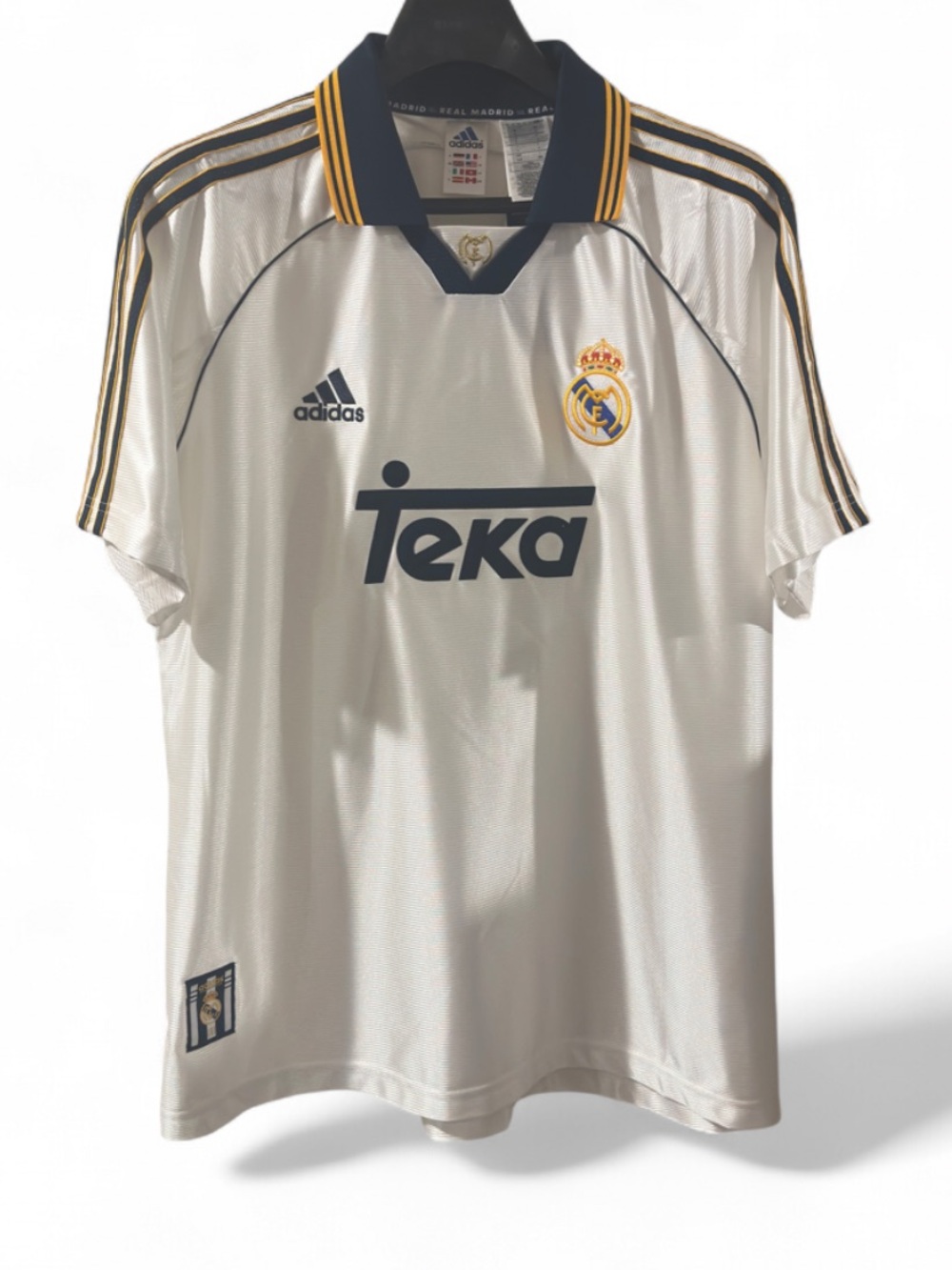 adidas Authentic Real Madrid 99/00 Home Soccer Jersey Size Men’s Large (NWT)